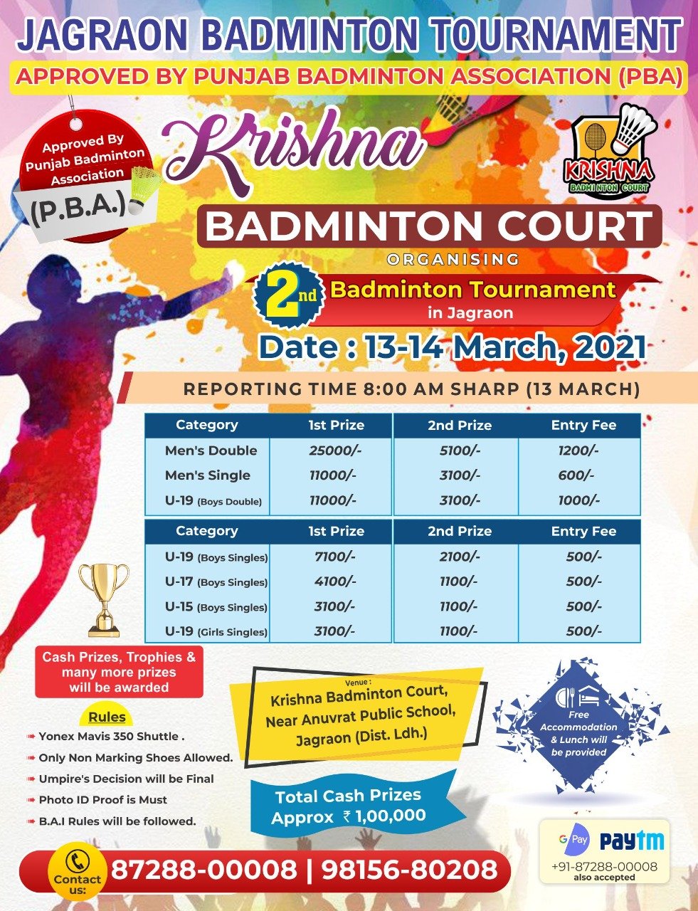 Krishna Badminton Court,
