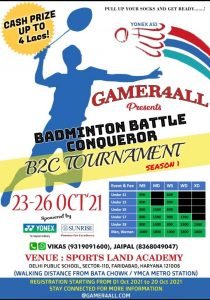 BADMINTON BATTLE CONQUEROR