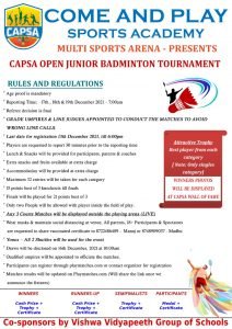 Come&Play Sports Academy-Rules