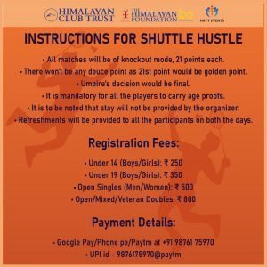Himalyan Club Trust Badminton Tournament-1