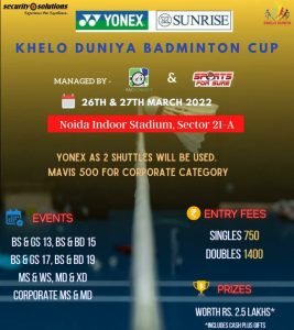 Khelo Duniya Badminton Cup