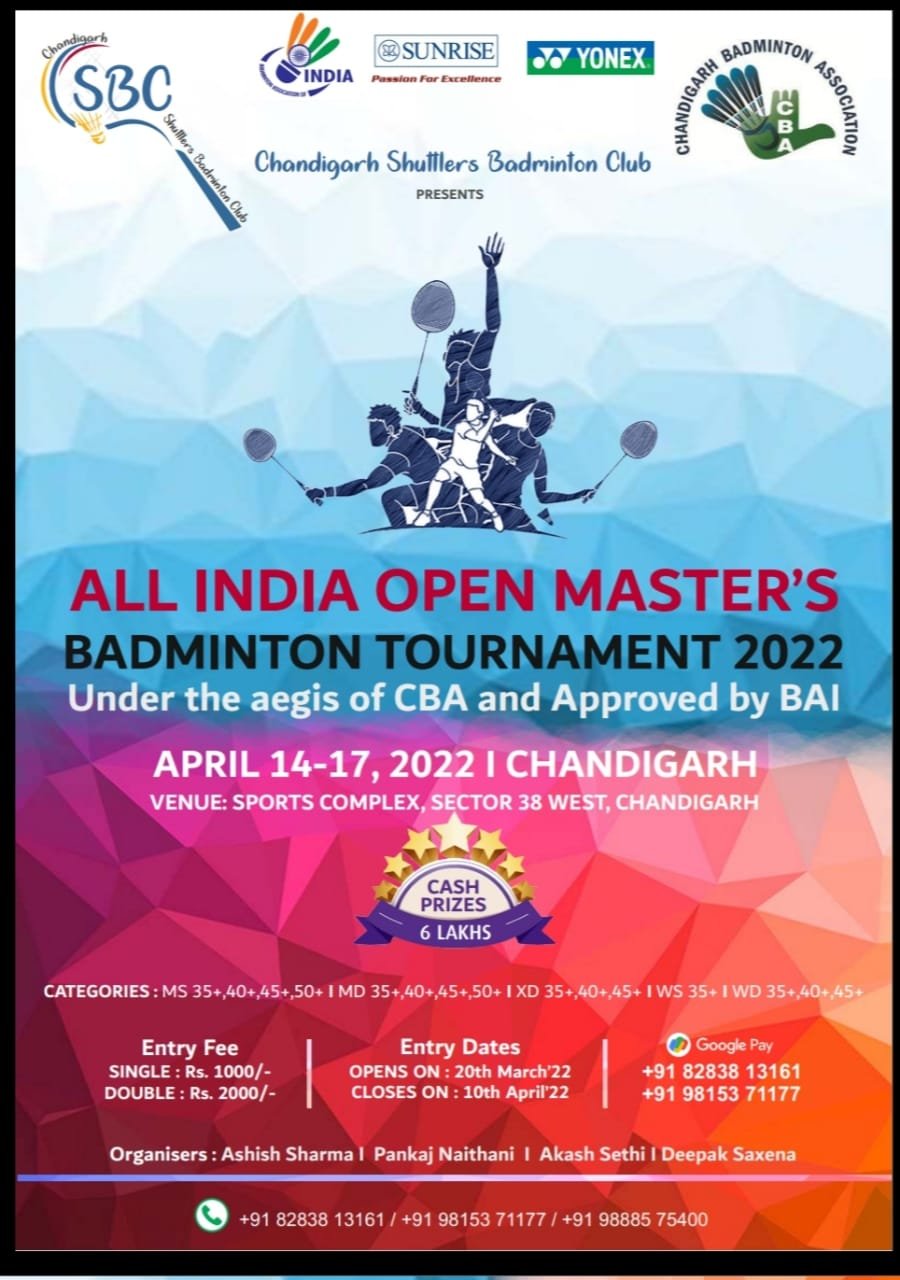 All India Open Masters Badminton Tournament
