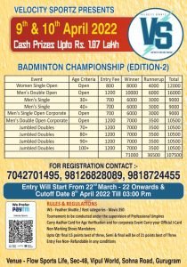 Badminton Championship Edition-2