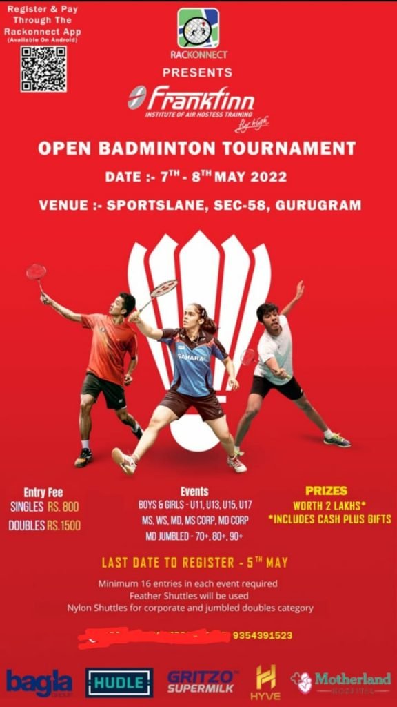 Franklin Badminton Tournament Gurugram