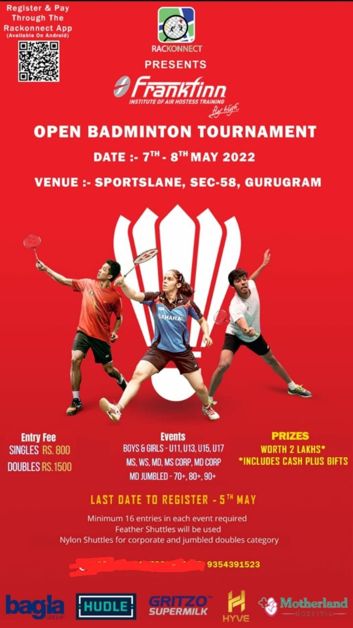 Franklin Badminton Tournament Gurugram