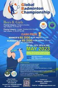 Global Badminton Championship Mohali