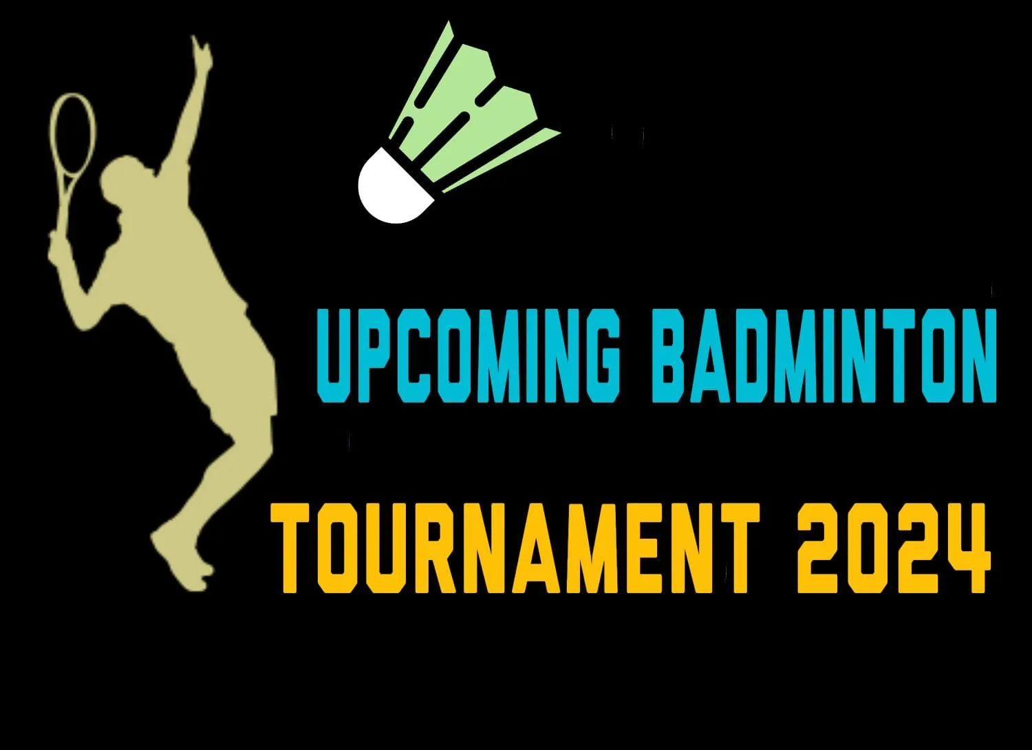 Upcoming Badminton Tournament Banner