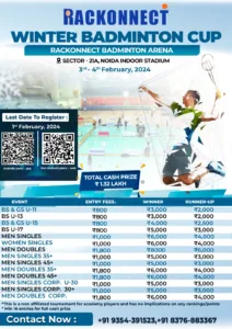 Rackonnect Winter Badminton Cup