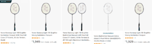 Yonex RACQUETS
