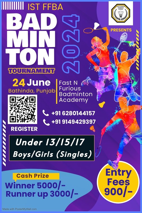 IST FFBA BADMINTON TOURNAMENT 2024