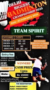 Delhi Biggest Badminton Championship