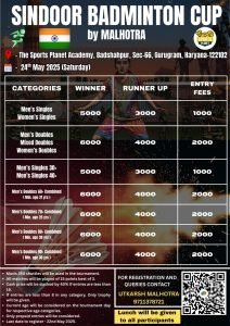 Sindoor Badminton Cup 