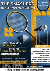 THE SMASHERS BADMINTON TOURNAMENT