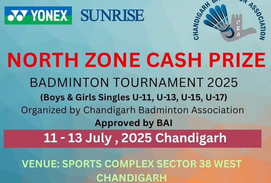 North Zone Cash Prize Badminton Tournament 2025 TN