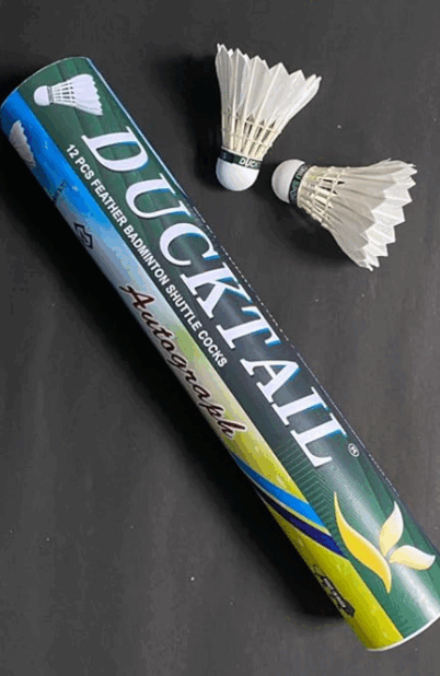 Feather Shuttlecock Ducktail