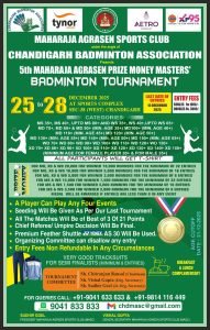 5th Maharaja Agrasen Prize Money Badminton Tournament